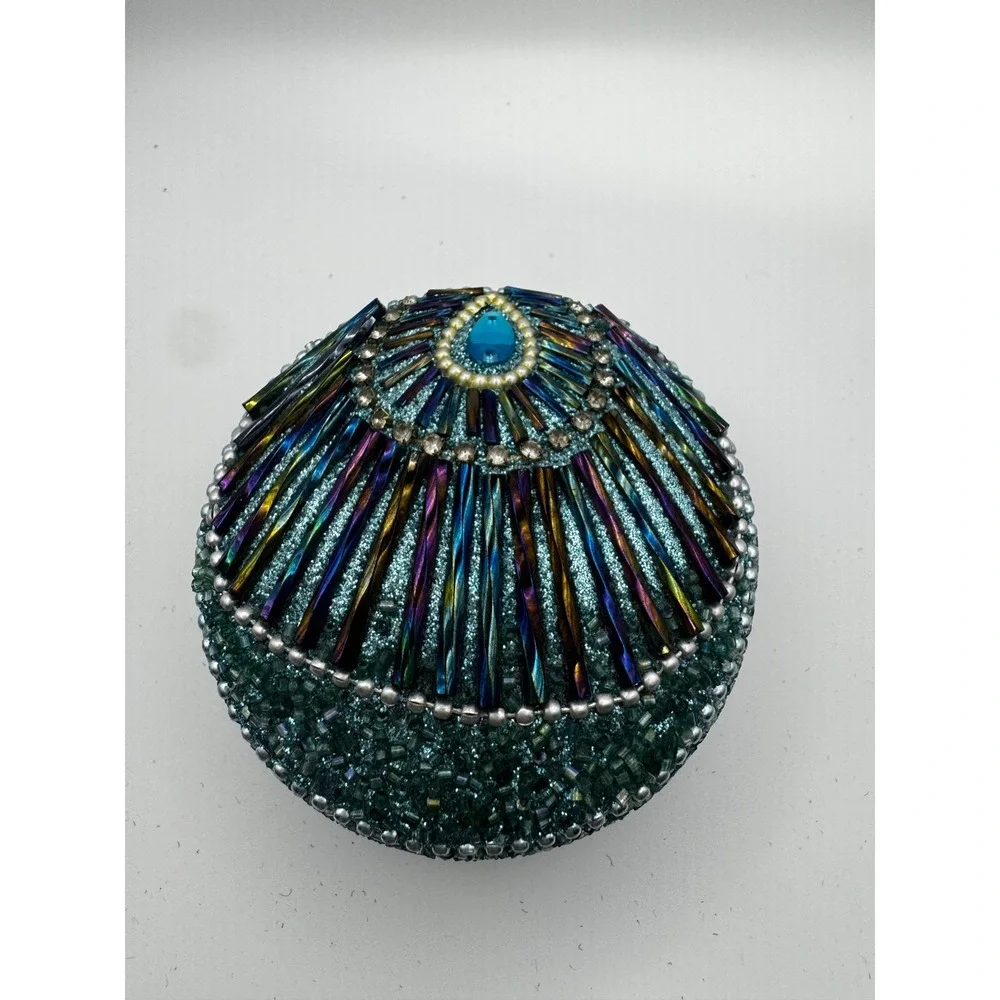 Set of 2 Boho Y2K Beaded jewelry Boxes